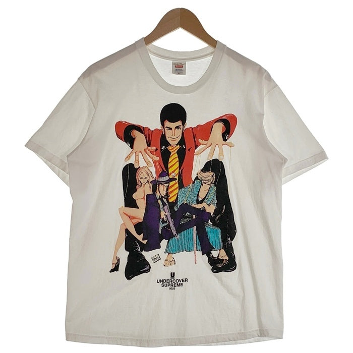 SUPREME シュプリーム UNDERCOVER アンダーカバー 23SS Lupin Tee ルパン三世 半袖 Tシャツ ホワイト USA製 Size M 福生店