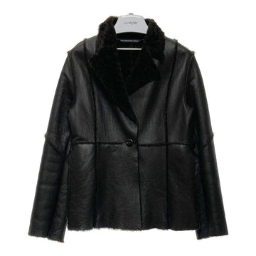 VIVIENNE TAM ヴィヴィアンタム ムートンコート ブラウン size0 瑞穂店