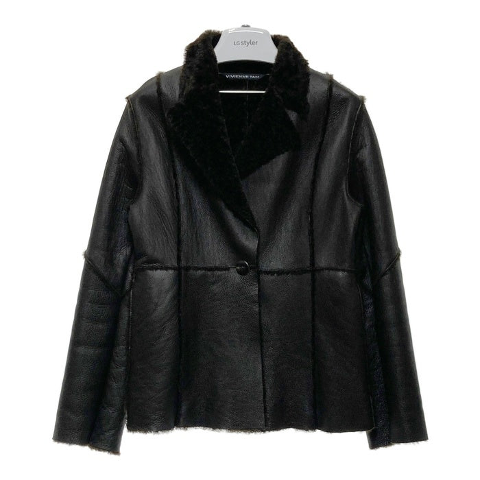 VIVIENNE TAM ヴィヴィアンタム ムートンコート ブラウン size0 瑞穂店