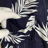 RATS ラッツ 25SS ALOHA S/S SHIRT アロハシャツ 半袖 ネイビー コットン レーヨン 25’RS-0507 Size M 福生店