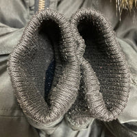 Roger&Raw ロジャーアンドロウ フードファーブルゾン ビッグシルエットファーMA-1 ブラック×カーキ sizeM 瑞穂店