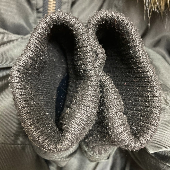 Roger&Raw ロジャーアンドロウ フードファーブルゾン ビッグシルエットファーMA-1 ブラック×カーキ sizeM 瑞穂店