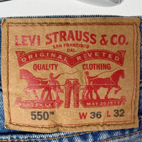 Levi's リーバイス 550 テーパード デニムパンツ インディゴ エジプト製 Size 36 瑞穂店