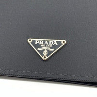 PRADA プラダ ナイロン 二つ折りカードケース 内レザー ブラック 福生店