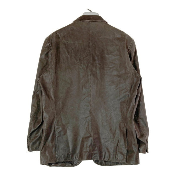 Paul Smith ポールスミス 2275LJ 3B レザー テーラードジャケット ブラウン sizeL 瑞穂店