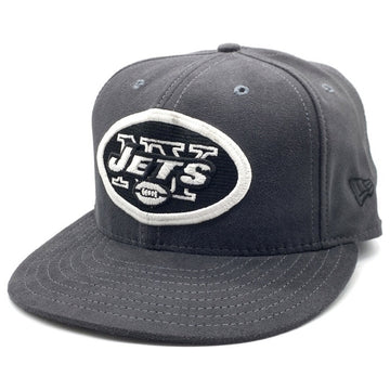 90's New Era ニューエラ NFL ニューヨーク・ジェッツ 59FIFTY ベースボールキャップ ブラック コットン USA製 Size 7 5/8 (60.6cm) 福生店