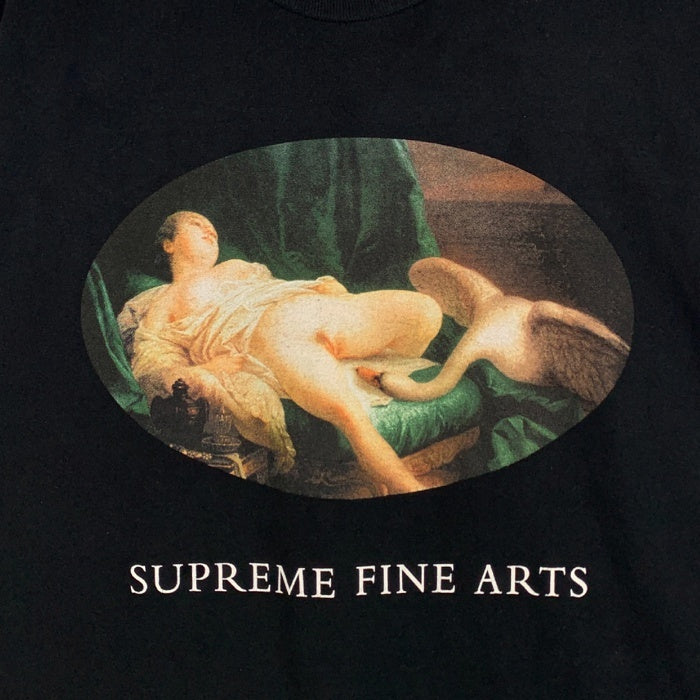 SUPREME シュプリーム 19SS Leda And The Swan Tee レダ 白鳥 プリントTシャツ ブラック Size M 福生店