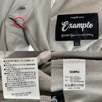 EXAMPLE エグザンプル ROUND LOGO PATCH SIDE BUTTON SWEAT PANTS ラウンドロゴ サイドボタン スウェットパンツ ベージュ Size XXL 福生店