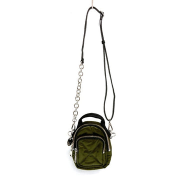 DIESEL ディーゼル X07656P3895 ダブルチェーン ミニショルダーバッグ カーキ 瑞穂店