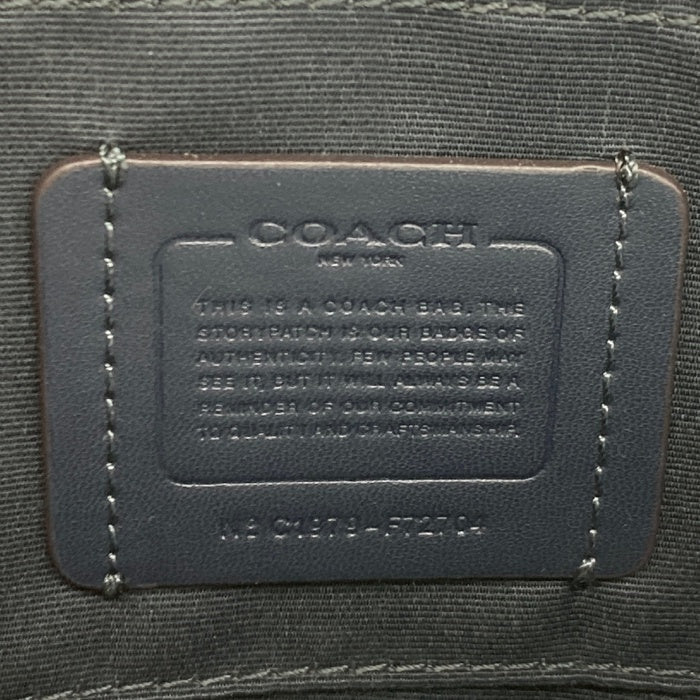 COACH コーチ F72704 レザー ショルダーバッグ ホースアンドキャリッジ ブルー 瑞穂店