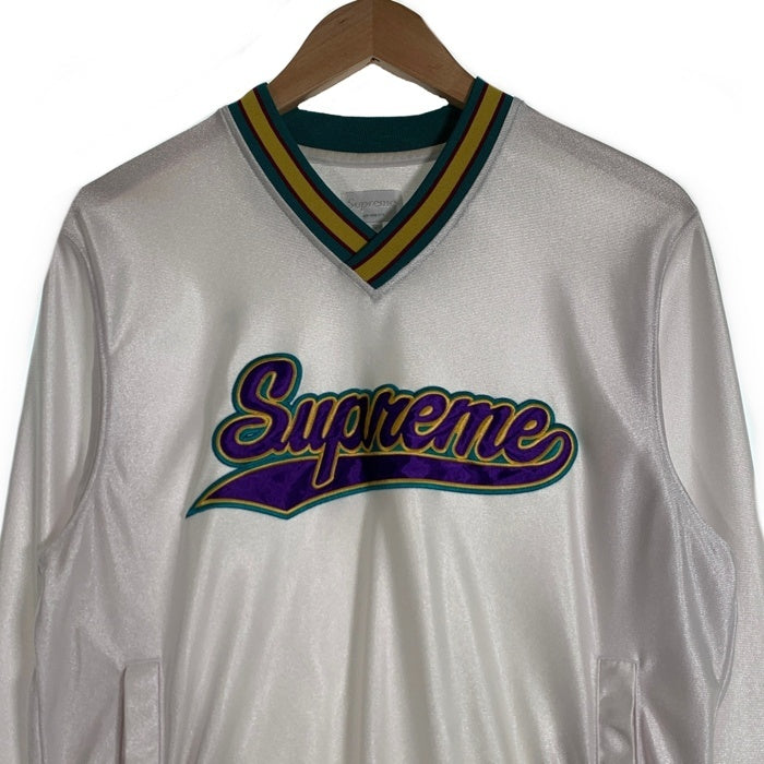 SUPREME シュプリーム 16AW Baseball Warm Up Top ベースボール ウォームアップ トップ ホワイト パープル グリーン Size S 福生店