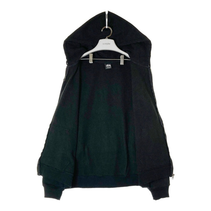 STUSSY ステューシー ワールドツアー ジップパーカー ブラック SizeL 瑞穂店