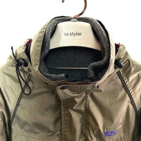 Eddie Bauerエディーバウアー EBTEK フリースライナー付き GORE-TEX Nylon Jacket ゴアテックス ナイロンジャケット カーキ sizeS 瑞穂店