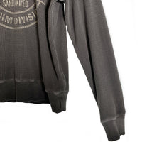 DIESEL ディーゼル S-GINAFY プリントサーマルカットソー ワッフル グレー ガーメントダイ A11253 Size L 福生店