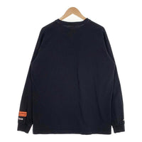 HERON PRESTON ヘロンプレストン 刺繡 ロングスリーブTシャツ ブラック HMAB002S19600045 Size M 福生店