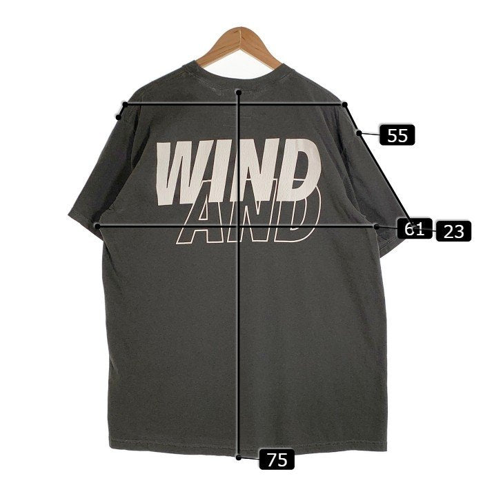 WIND AND SEA ウィンダンシー MICKEY MOUSE POCKET TEE ミッキーマウス ポケットTシャツ チャコールグレー Size XL 福生店
