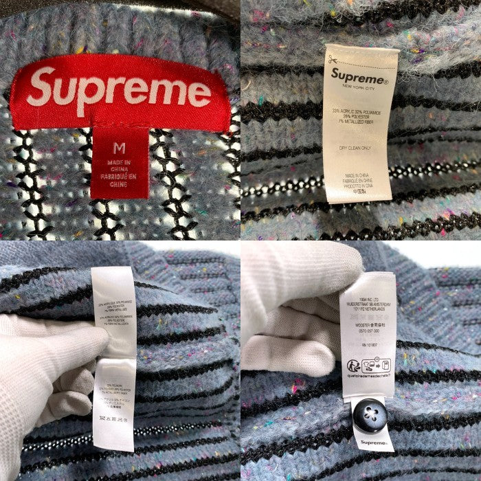 SUPREME シュプリーム 24SS Confetti Cardigan カーディガン ブルー Size M 福生店