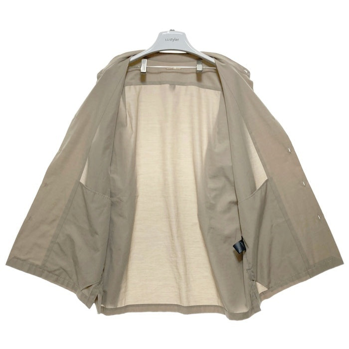 LA MOND ラモンド バンドカラーシャツ 長袖 ベージュ LM-S-035 Size 4 瑞穂店