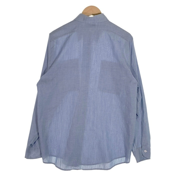 70's BIG YANK ビッグヤンク シャンブレー ワークシャツ ライトブルー 襟芯 Size M 相当 福生店