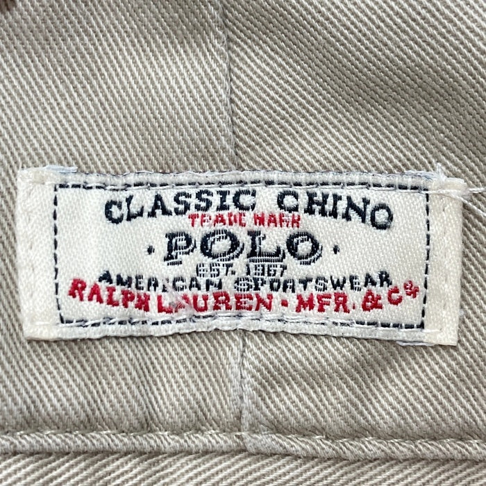 Polo Ralph Lauren ポロラルフローレン USAファブリック ANDREW PANT アンドリュー ツータック チノパンツ ベージュ size36 瑞穂店