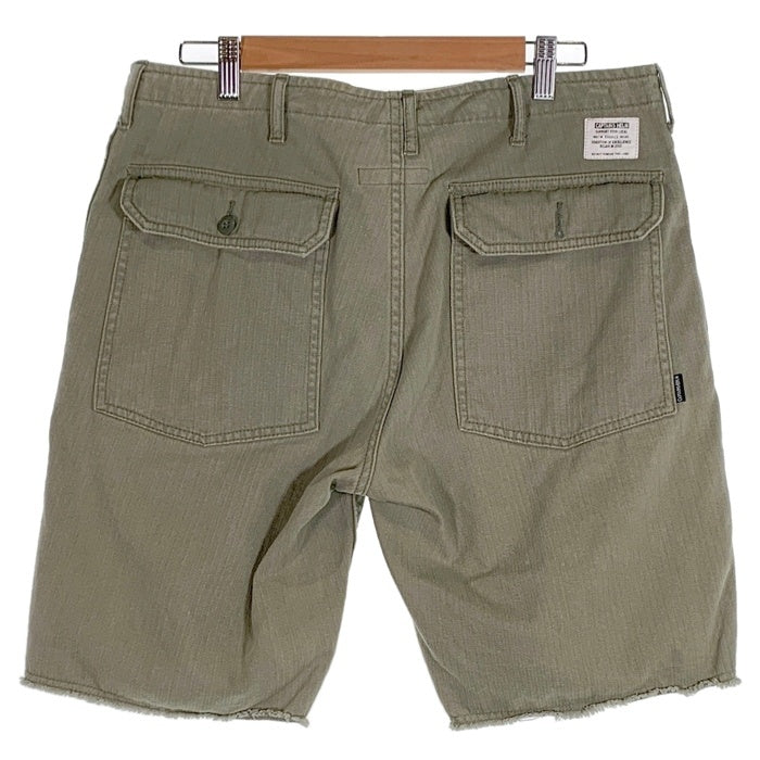 CAPTAINS HELM キャプテンズヘルム ヘリンボーン ベイカーショートパンツ カットオフ オリーブ Size L 福生店