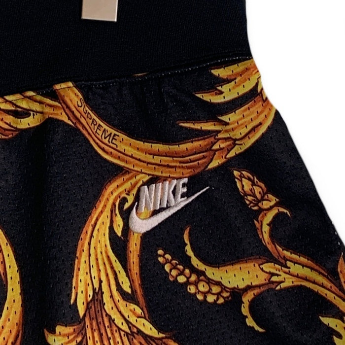 SUPREME シュプリーム NIKE ナイキ 14SS Basketball Shorts バスケットボール ショーツ ブラック ゴールド 648794-010 Size M 福生店