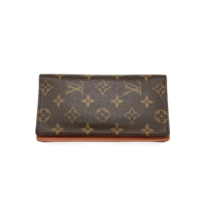 LOUIS VUITTON ルイヴィトン M60825 モノグラム ポルトカルトクレディ 二つ折り 長財布 ブラウン 瑞穂店