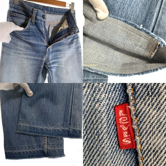 70's Levis リーバイス 517 ボタン裏359 42TALON 不均等V 極東 オレンジカンヌキ デニムパンツ ライトブルー 359-069-0676 フィリピン製 Size ウエスト約76cm 福生店