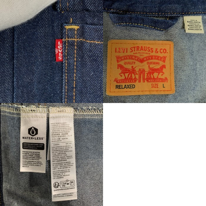 Levi's リーバイス RELAXED デニムトラッカージャケット インディゴ 2nd A7632-0000 Size L 福生店