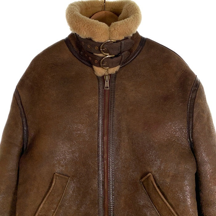 U.S. ARMY US SHEEPSKIN INTERNATIONAL ユーエス シープスキン インターナショナル AIR FORCE 米空軍 B3 Flight Jacket フライトジャケット ブラウン DWG 66M2122 / CONTRACT 6331 USA製 Size S 福生店