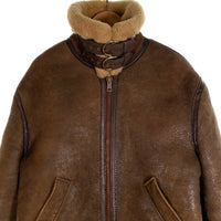 U.S. ARMY US SHEEPSKIN INTERNATIONAL ユーエス シープスキン インターナショナル AIR FORCE 米空軍 B3 Flight Jacket フライトジャケット ブラウン DWG 66M2122 / CONTRACT 6331 USA製 Size S 福生店