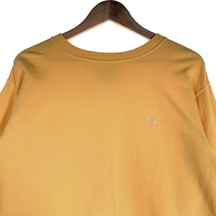 THE NORTH FACE PURPLE LABEL ノースフェイス パープルレーベル 10oz Mountain Crew Neck Sweat クルーネックスウェットトレーナー イエロー NT6303N Size L 福生店