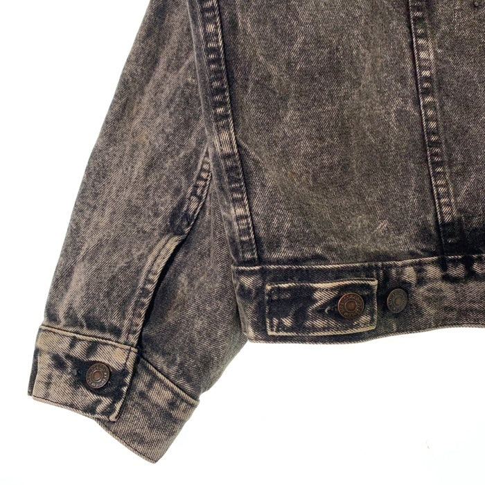 80's Levi's リーバイス ケミカルウォッシュ ブラックデニムジャケット 70507-0253 87年 Size XL 福生店