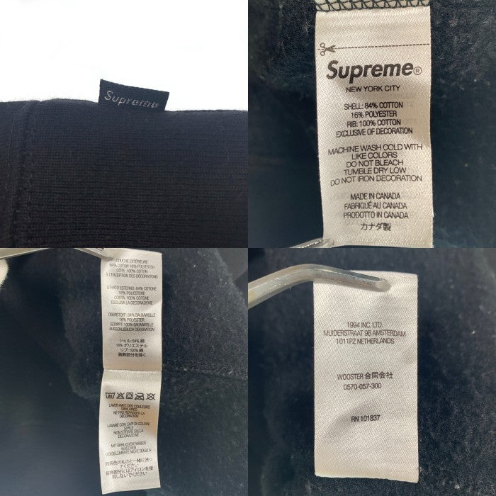 SUPREME シュプリーム 22AW Box Logo Sweatshirt ボックスロゴ クルーネックスウェットトレーナー ブラック Size L 福生店