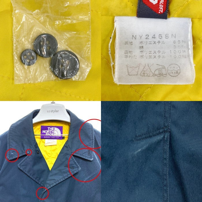 THE NORTH FACE ザノースフェイス パープルレーベル NY2468N プリマロフト ステンカラーコート ネイビー sizeL 瑞穂店