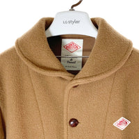 DANTON ダントン ショールカラー ウールモッサジャケット ブラウン JD-8237 Size 42 瑞穂店