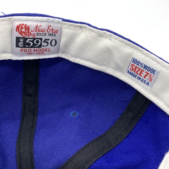 90's New Era ニューエラ MLB ニューヨーク・メッツ 59FIFTY ベースボールキャップ ロイヤルブルー ウール USA製 Size 7 3/8 (58.7cm) 福生店