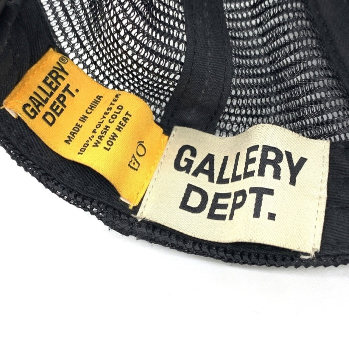 GALLERY DEPT. ギャラリーデプト ART THAT KILLS トラッカーキャップ メッシュ ブラック 福生店