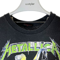 METALLICA メタリカ  AND JUSTICE FOR ALL メタル・ジャスティス 公式タグ USA製 シングルステッチ 1988年コピーライト Tシャツ フェードブラック sizeXL 瑞穂店