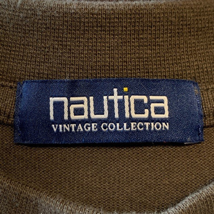 NAUTICA ノーティカ ボーダー ロングスリーブTシャツ ブラウン 213-1243 Size M 福生店
