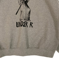 UNDER R アンダーアール Samurai Sweat Pullover サムライ プルオーバースウェットトレーナー グレー Size XL　福生店