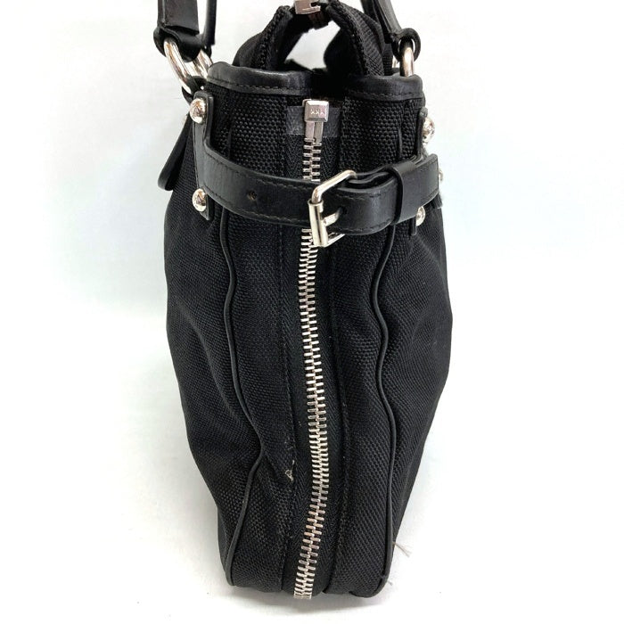 BALLY バリー ナイロン×レザー ハンドバッグ ブラック 瑞穂店
