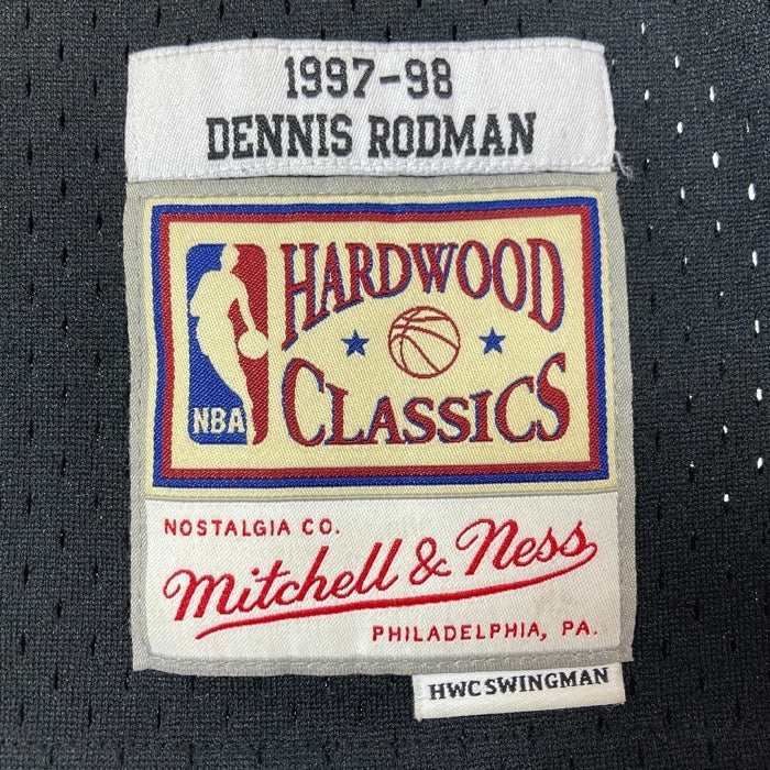 Mitchell&Ness ミッチェルアンドネス NBA CHICAGO BULLS 1997-98 DENNIS RODMAN ユニフォーム ブラック sizeL 瑞穂店