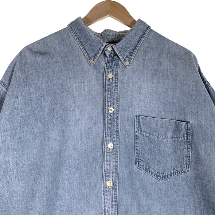 J.CREW ジェイクルー ボタンダウンデニムシャツ ライトブルー USA製 Size XL 福生店