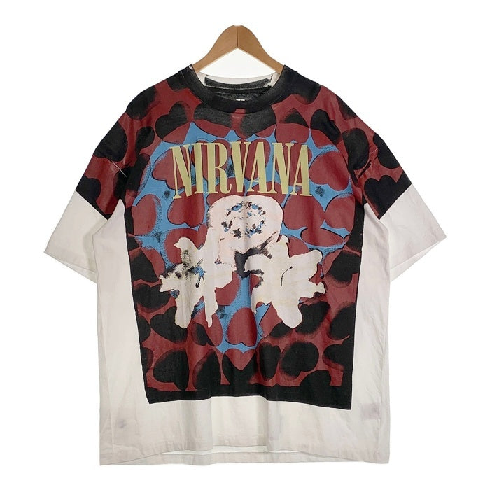 The Salvages ザ・サルベージズ Teenage Angst` Heat Shaped Box OS T-Shirts Nirvana ニルヴァーナ 半袖 Tシャツ ホワイト Size OS 福生店