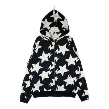 A BATHING APE アベイシングエイプ  STA full zip hoodie スター フルジップパーカー ブラック sizeL 瑞穂店