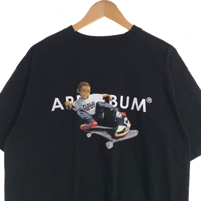 APPLEBUM アップルバム SB Boy イラストロゴプリント Tシャツ ブラック Size XL 福生店