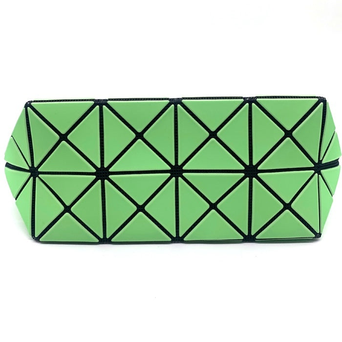 BAO BAO ISSEY MIYAKE バオバオイッセイミヤケ PVC ポーチ マルチケース ライムグリーン タグ付 福生店