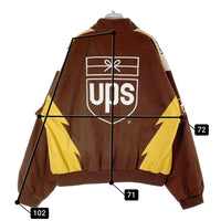 CHASE AUTHENTICS チェイス Dale Jarrett デイル・ジャレット #88 UPS 2003年 レーシングジャケット ブラウン sizeXXL 瑞穂店