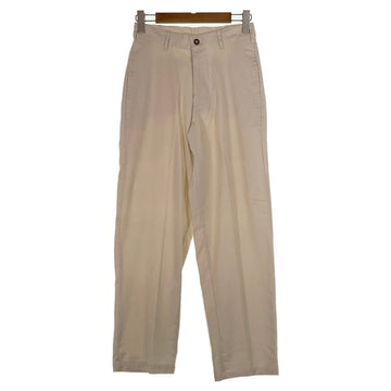 80's STUSSY ステューシー リネン コットン テーパードスラックス アイボリー USA製 黒タグ Size 28 福生店